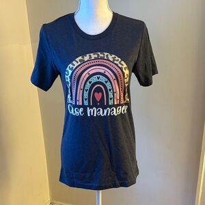 Navy Graphic Case Manager T-Shirt